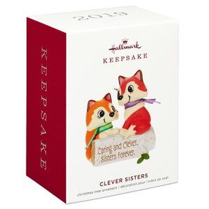 NEW Hallmark Keepsake 2019 Clever Sisters Ornament